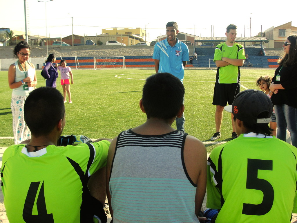 CORFAL PAI Nacho Vergara finalizó Talleres de Fútbol en Universidad de Tarapacá