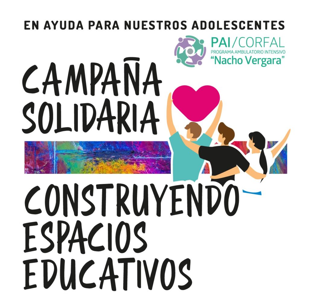 Programa PAI Nacho Vergara organiza Campaña Solidaria para Espacios Educativos
