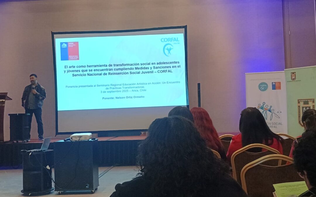 Trabajo de Reinserción Social Juvenil CORFAL es destacado a nivel nacional por sus buenas prácticas en área Cultural